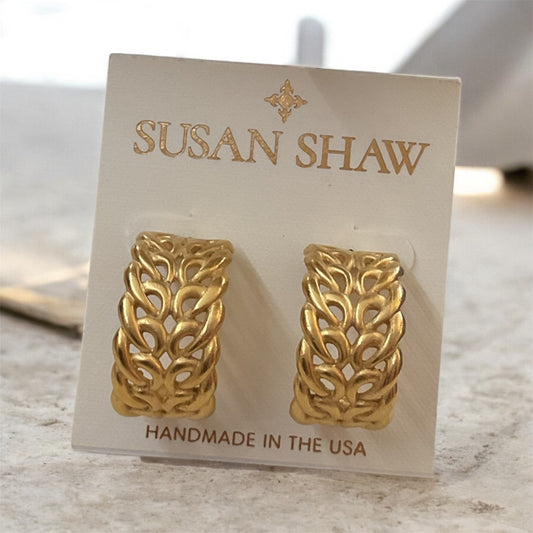 Susan Shaw Montefino Hoop Earrings