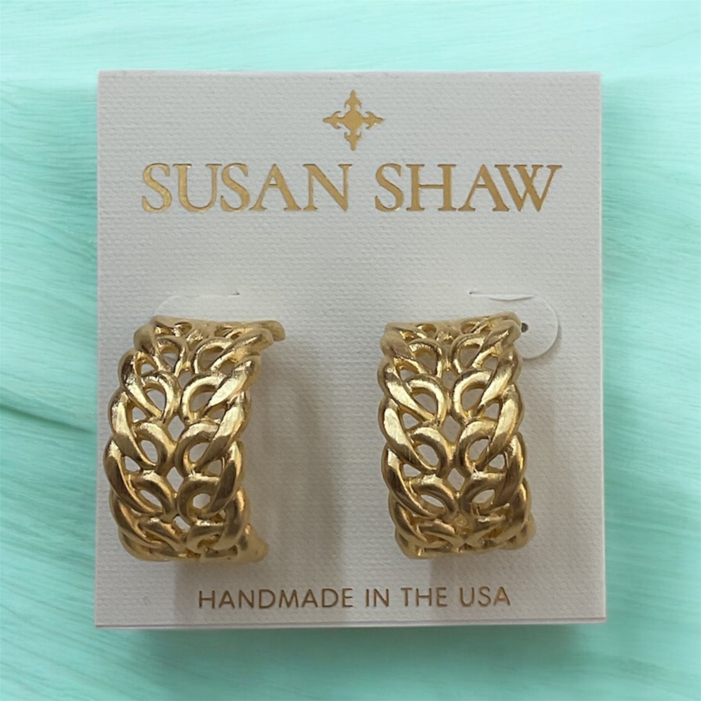 Susan Shaw Montefino Hoop Earrings