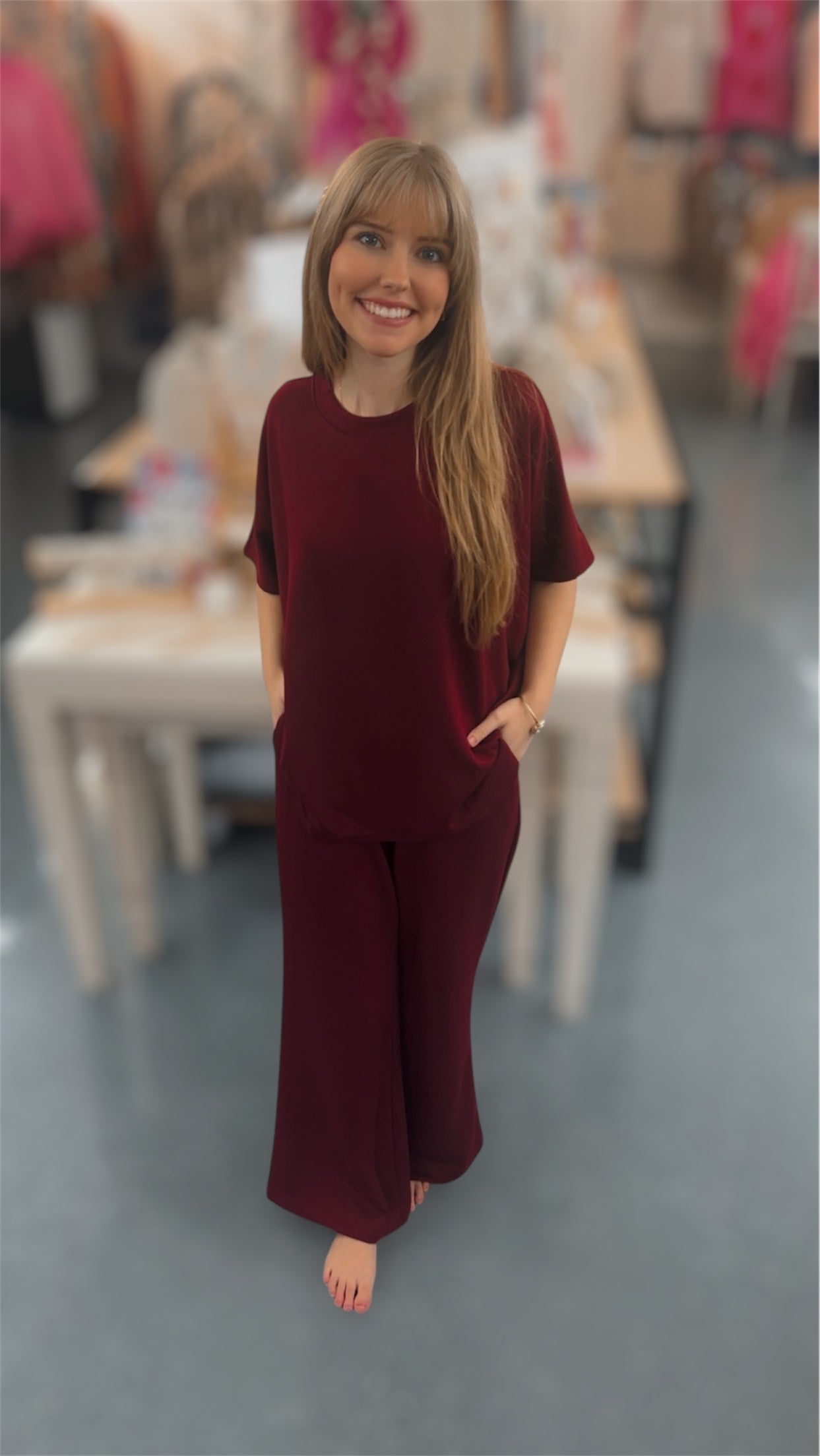 Burgundy Lounge Set