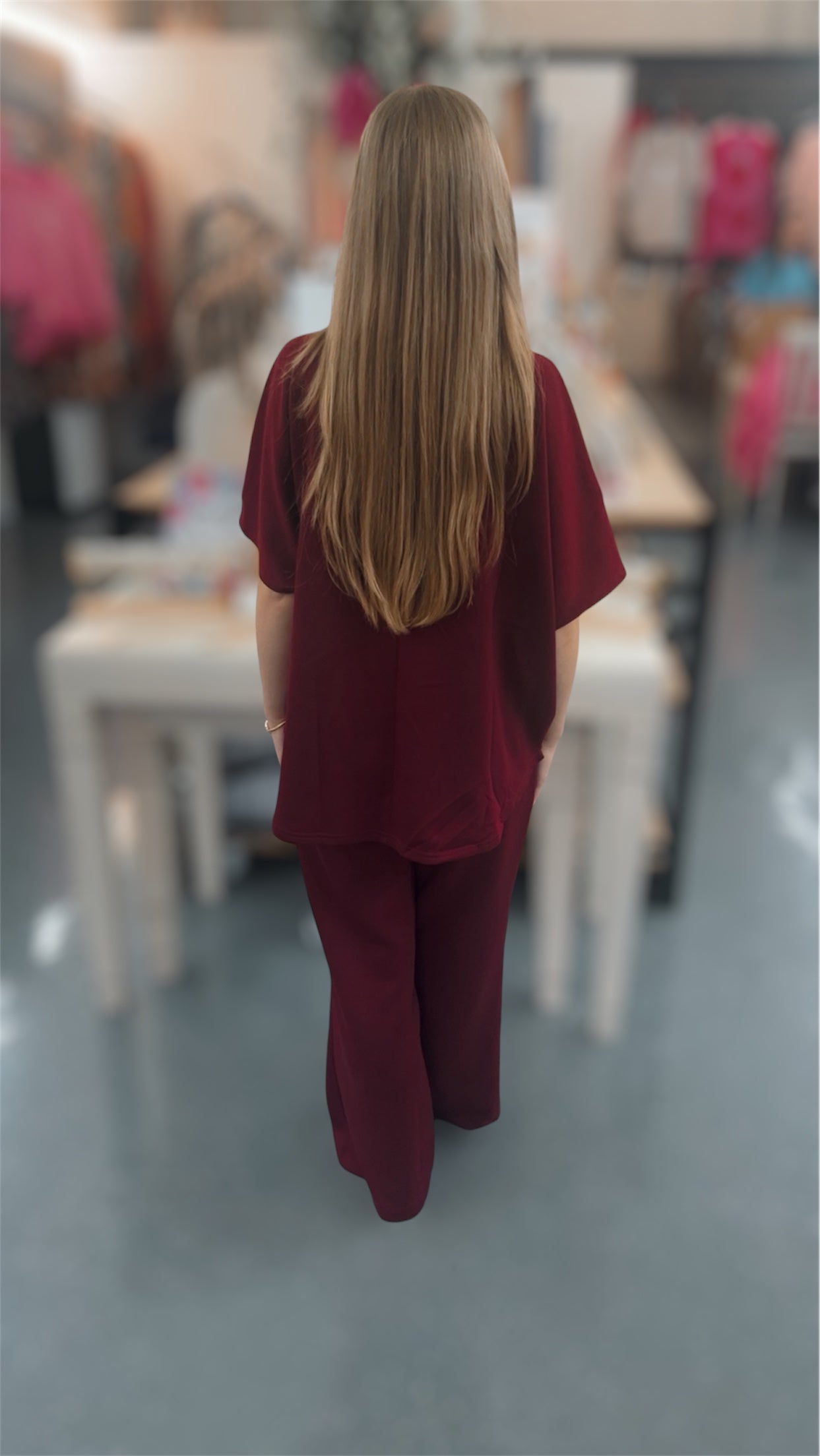 Burgundy Lounge Set
