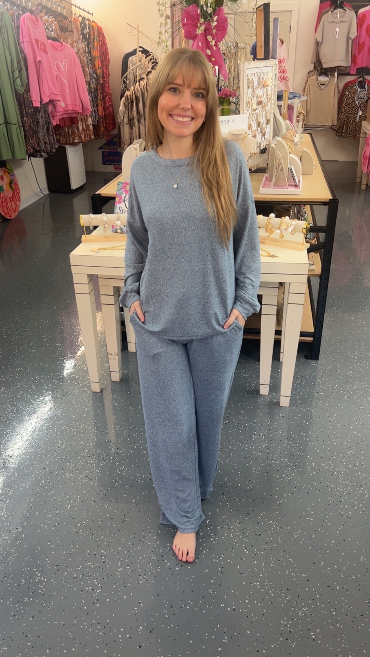 Soft Sisters Knits Dusty Blue
