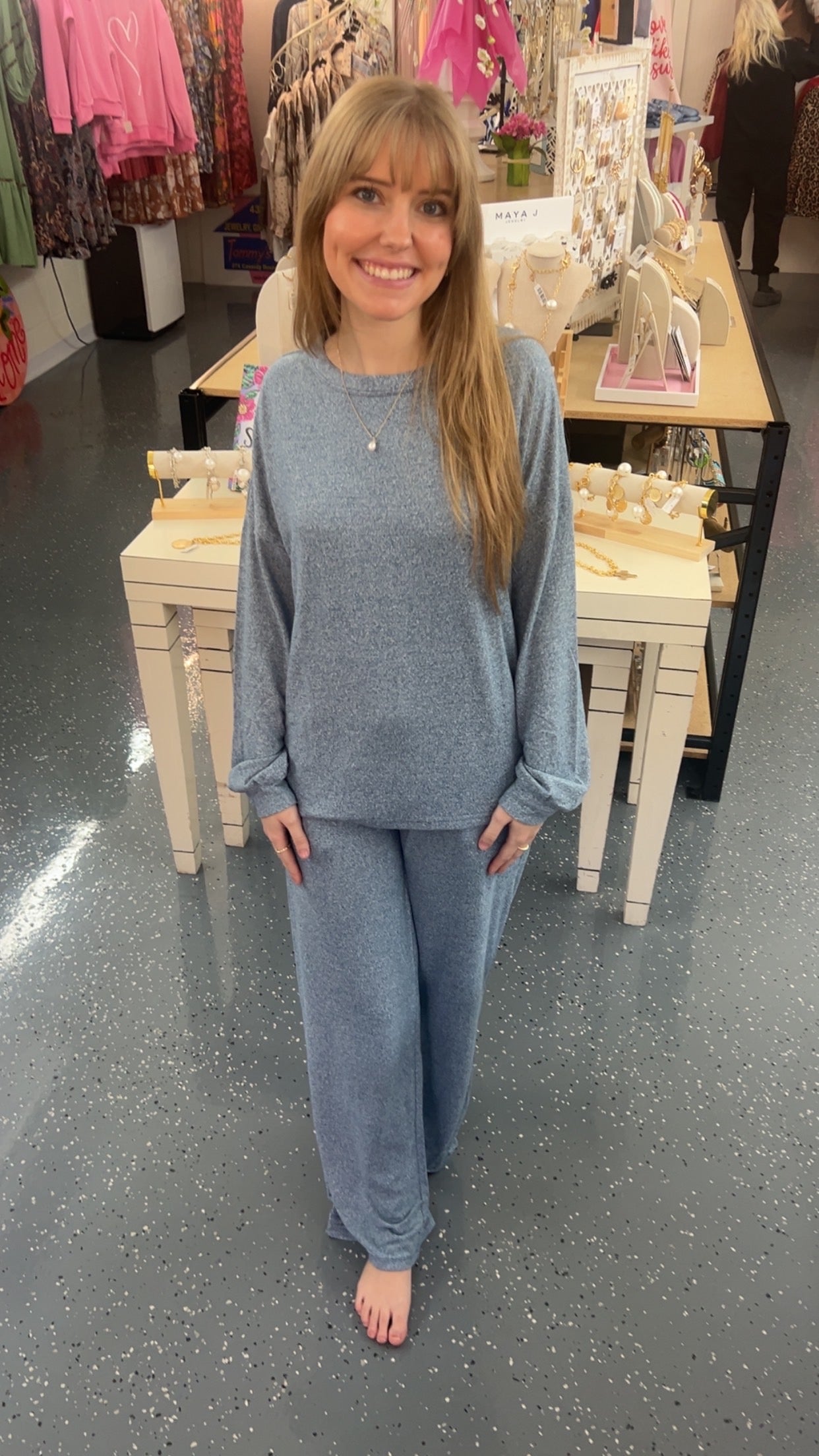 Soft Sisters Knits Dusty Blue